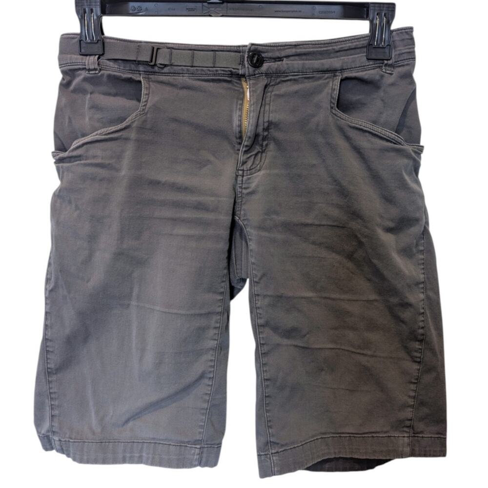 Black Diamond Gray Belted Rock Climbing Shorts Size 30